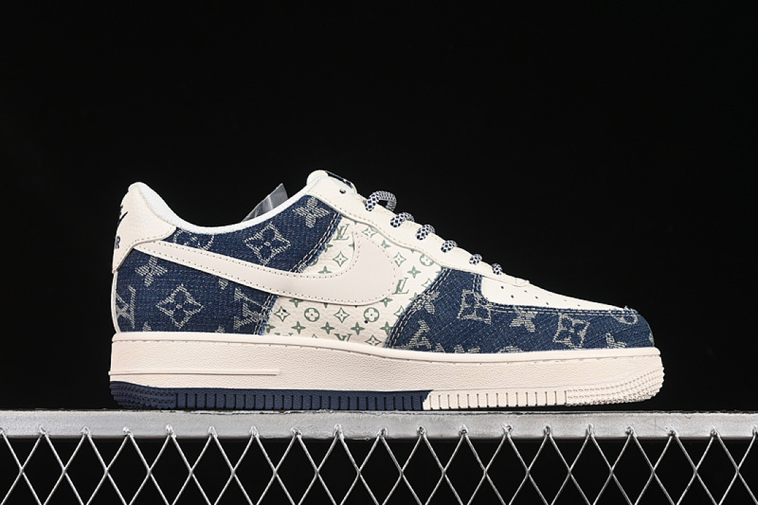 Nike [YX5066-318]-[AIR FORCE 1 07 LOW LV WHITE/GREY/BLUE]-[WOMAN:36-39]-[MAN:40-45] - Image 16
