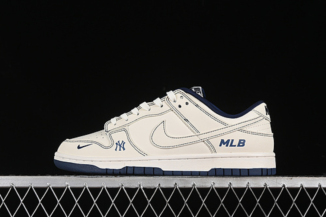 Off-White [KK1688-001]-[SB DUNK LOW MLB OFF WHITE/BLUE]-[WOMAN:36-39]-[MAN:40-45], photo 1