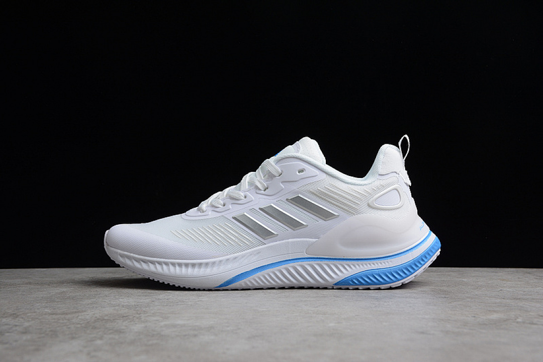 ALPHAMAGMA SHOES CLOUD WHITE/SILVER METALLIC-SHOCK BLUE · GV7918, photo 1