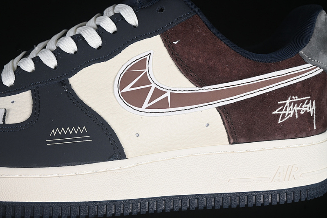 Nike [KK1988-061]-[AIR FORCE 1 07 LOW WHITE/GREY/BLUE/RED]-[WOMAN:36-39]-[MAN:40-45] - Image 8