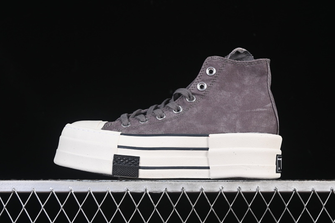 Converse [A06755C]-[RICK OWENS DRKSHDW X CONVERSE CHUCK 70 GREY/WHITE]-[WOMAN:35-39]-[MAN:40-44], photo 1