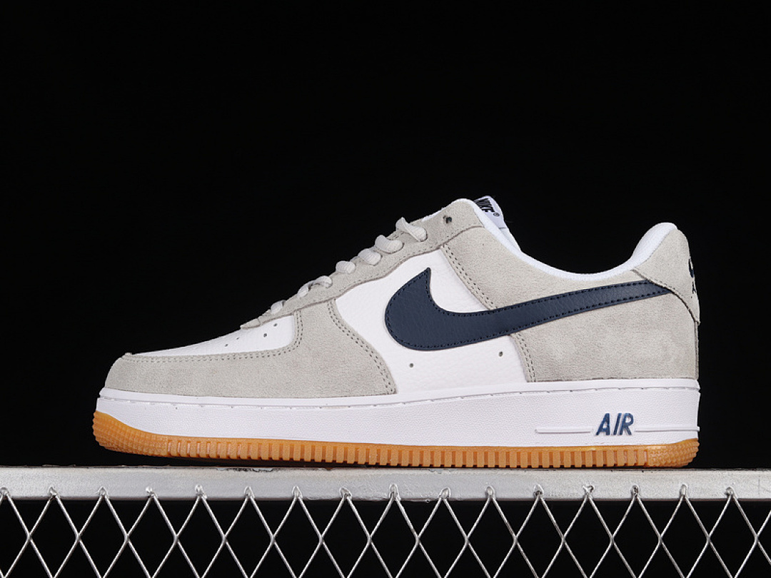 Nike [AH0289-100]-[AIR FORCE 1 LOW 07 WHITE/LIGHT GREY/DARK BLUE]-[WOMAN:36-39]-[MAN:40-45], photo 1