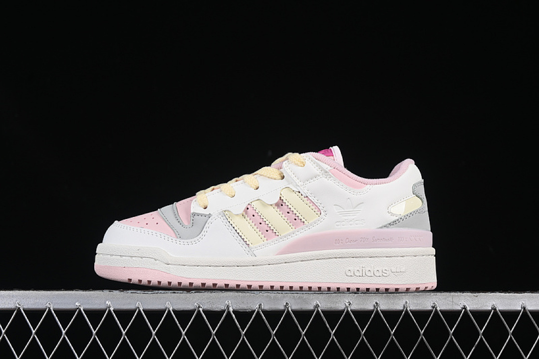 Unbranded [JR8032]-[FORUM 84 LOW WHITE/GREY/PINK/YELLOW]-[WOMAN:36-40], photo 1