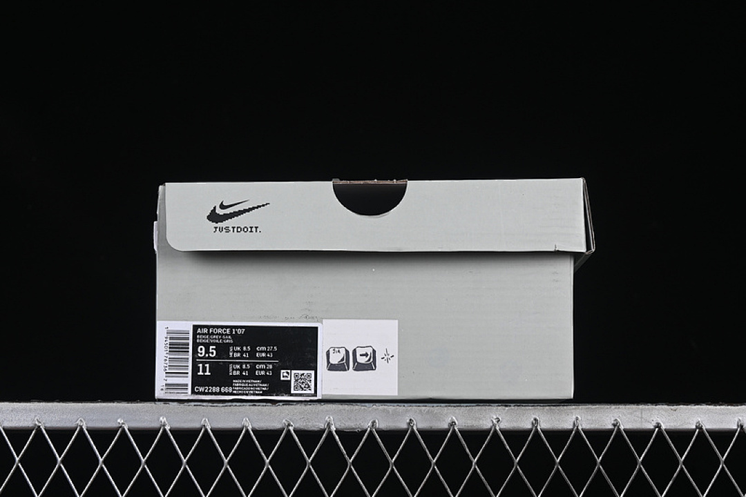 Nike [CW2288-668]-[AIR FORCE 1 07 LOW LOSE HEART WHITE/GREY]-[WOMAN:36-39]-[MAN:40-45] - Image 12