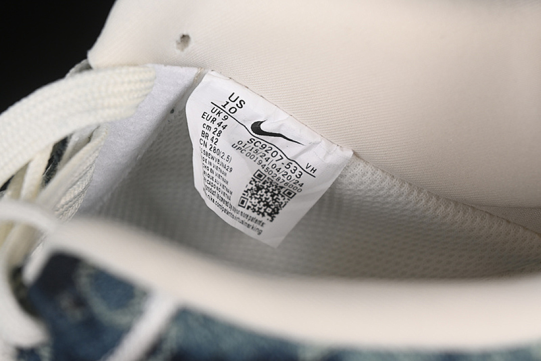 Nike [SC9207-533]-[AIR FORCE 1 07 LOW LV WHITE/BLUE]-[WOMAN:36-39]-[MAN:40-45] - Image 6