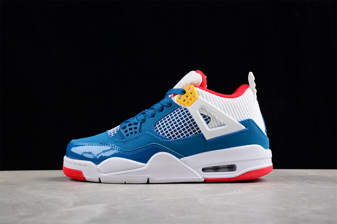 Jordan [DR6952-400]-[AIR JORDAN 4 RETRO FRENCH BLUE/GYM RED/PEARL WHITE/CHUTNEY/ALTITUDE (GREEN]), photo 1