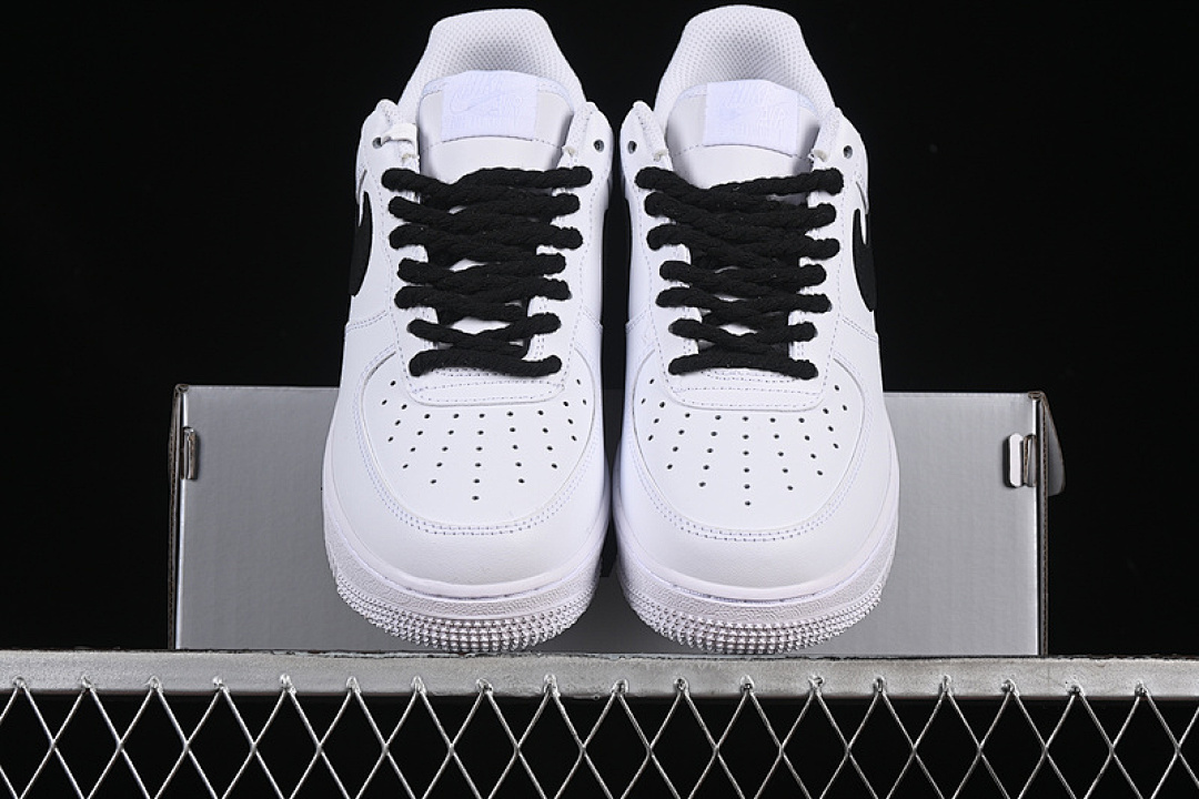 Nike [ZH0316-072]-[AIR FORCE 1 07 LOW WHITE/BLACK]-[WOMAN:36-39]-[MAN:40-45] - Image 13