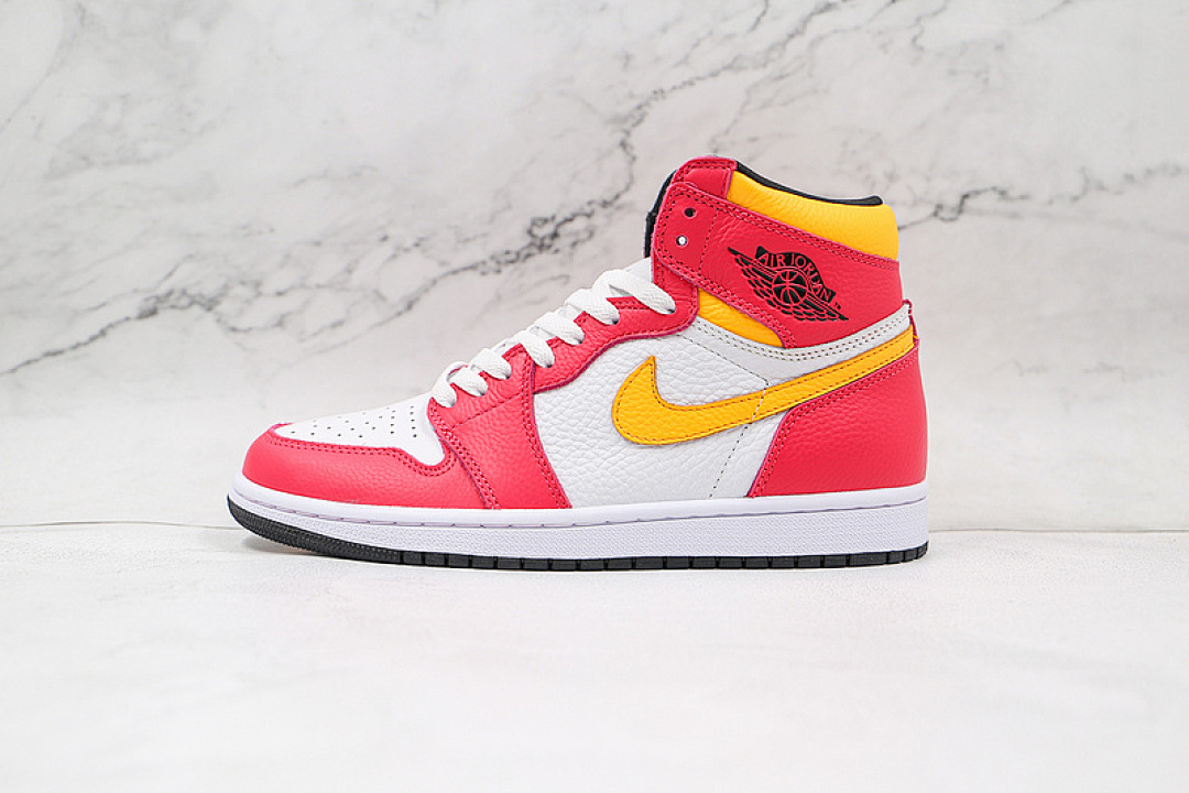 Jordan [555088-603]-[AIR JORDAN 1 RETRO HIGH OG LIGHT FUSION RED/WHITE/LASER ORANGE/BLACK]-[36-46], photo 1