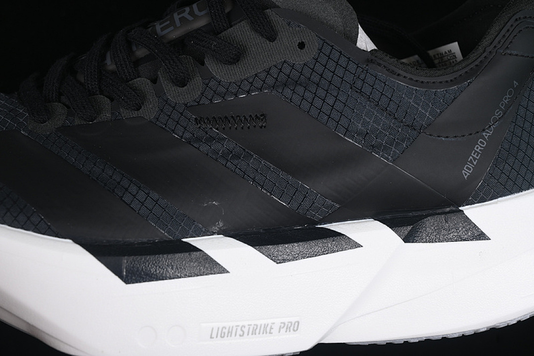 Adidas [JR6360]-[ADIZERO ADIOS 4 M BLACK/WHITE]-[WOMAN:36-39]-[MAN:40-45] - Image 8