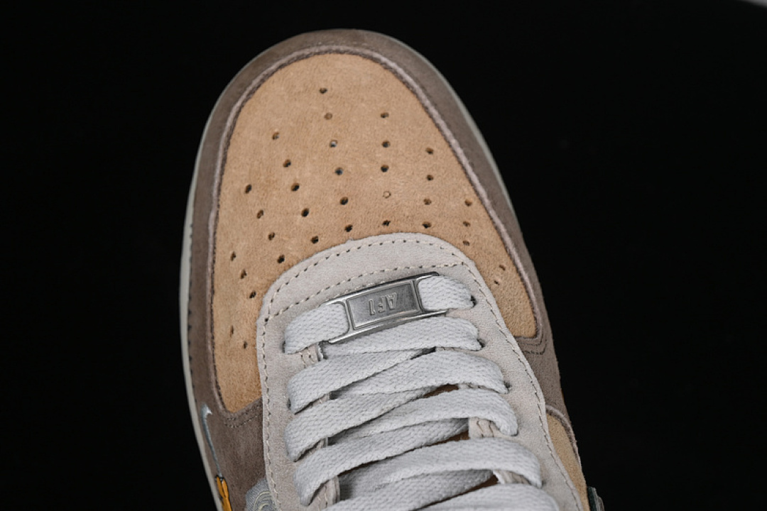 Nike [CD1212-333]-[AIR FORCE 1 07 LOW BROWN/KHAKI/GREY]-[WOMAN:36-39]-[MAN:40-45] - Image 10