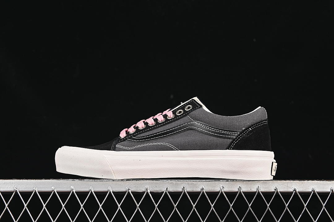 Unbranded [VN000D56DE2]-[LOW TOP CASUAL SKATE SHOES BLACK/BEIGE/PINK/DARK GRAY]-[WOMAN:35-39]-[MAN:40-44], photo 1