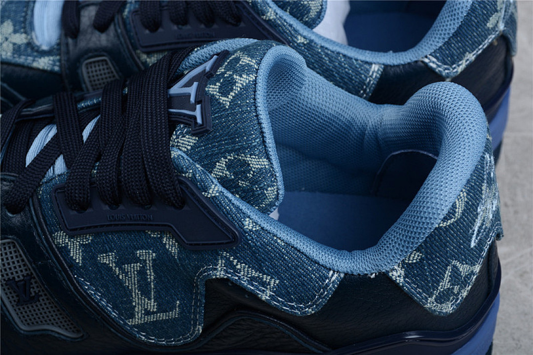 Louis Vuitton [L*V TRAIL SNEAKERS BLACK/BLACK/NAVY BLUE]-[MAN:38-45] - Image 7