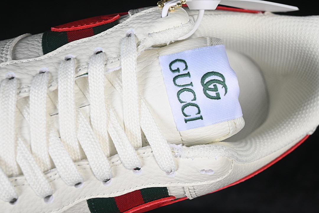Nike [XY9025-015]-[AIR FORCE 1 07 LOW CASUAL SNEAKERS WHITE/RED/GREEN]-[WOMAN:36-39]-[MAN:40-45] - Image 9