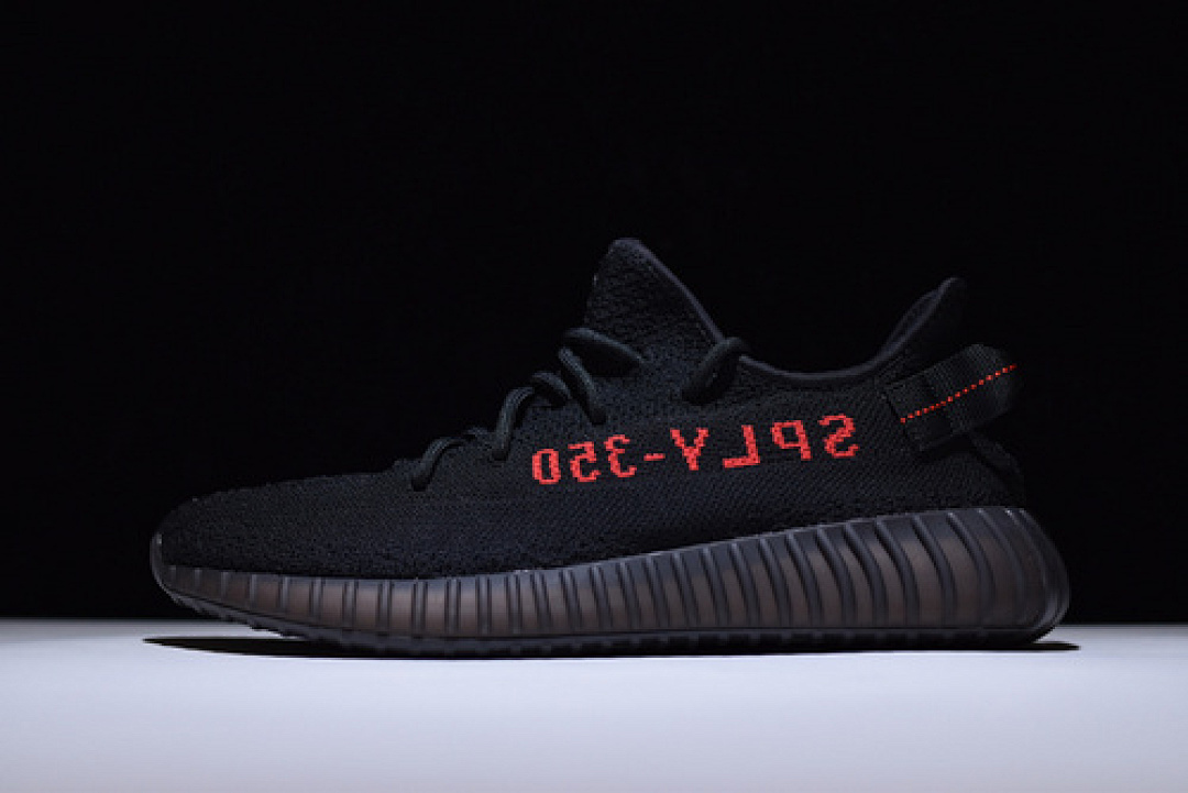 Adidas [CP9652]-[BC YEEZY BOOST 350 V2 CORE BLACK/CORE BLACK/RED]-[UNISEX:36-48], photo 1