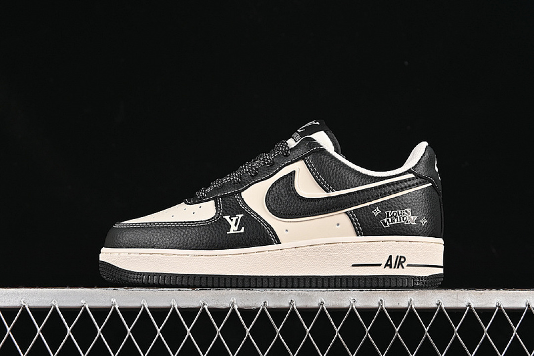 Nike [HJ3188-006]-[AIR FORCE 1 07 LOW LV BEIGE/BLACK]-[WOMAN:36-39]-[MAN:40-45] - Image 2