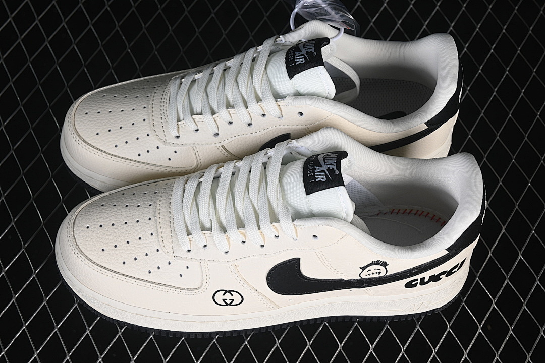 Nike [LD1999-018]-[AIR FORCE 1 07 LOW CASUAL SNEAKERS WHITE/BLACK]-[WOMAN:36-39]-[MAN:40-45] - Image 11