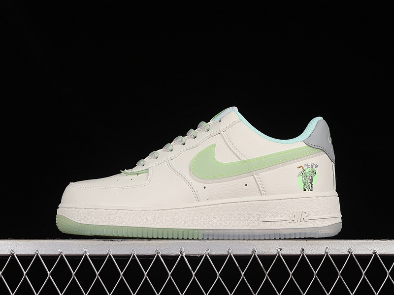 Nike Nike AIR FORCE 1 LOW LV8 DOUBLE SWOOSH WHITE/BLUE/GREEN · CW1574-802, photo 1