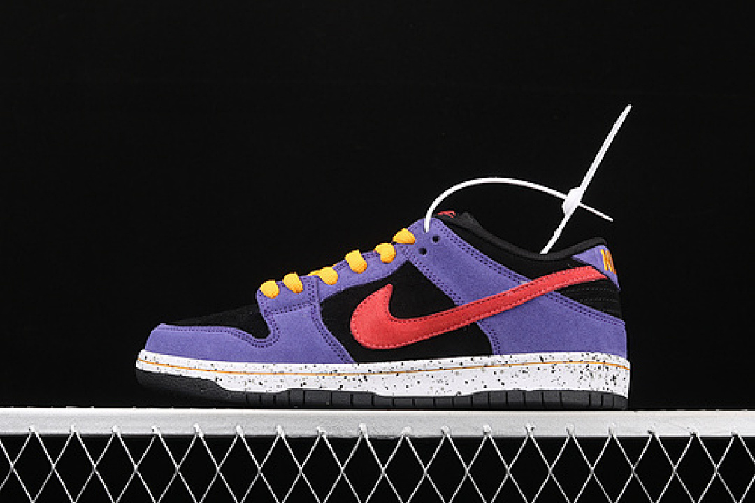 Purple [BQ6817-008]-[SB DUNK LOW PRO ACG BLACK/SUNBURST-VARSITY PURPLE]-[UNISEX:36-46], photo 1
