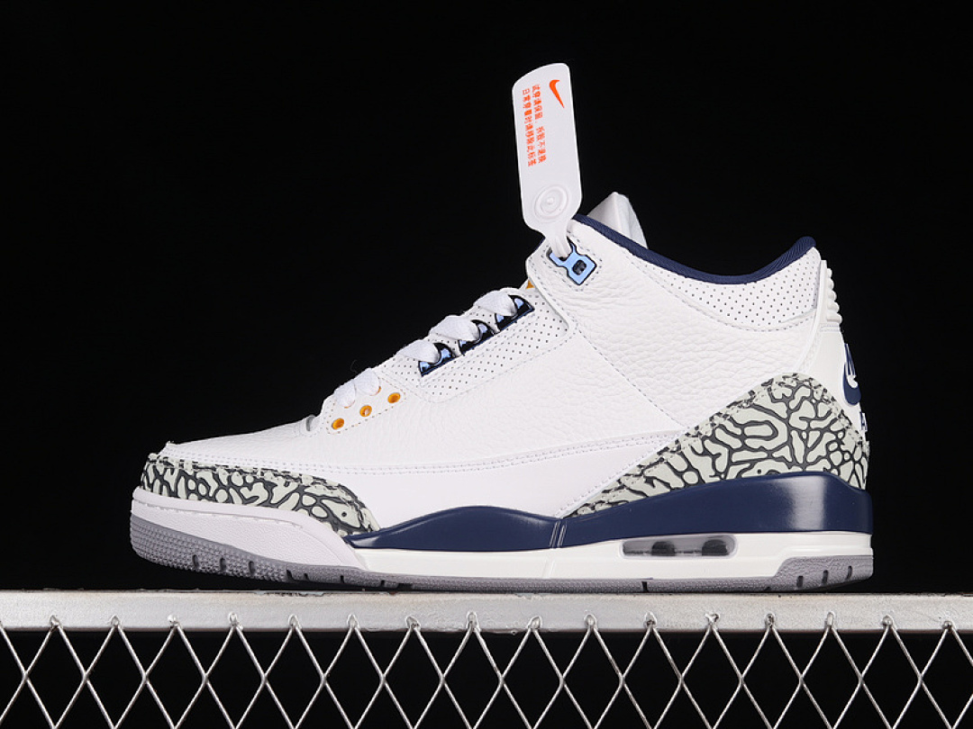Jordan [CT8532-148]-[AIR JORDAN 3 WASHINGTON WIZARDS WHITE/METALLIC COPPER/TRUE BLUE/CEMENT (GREY]), photo 1