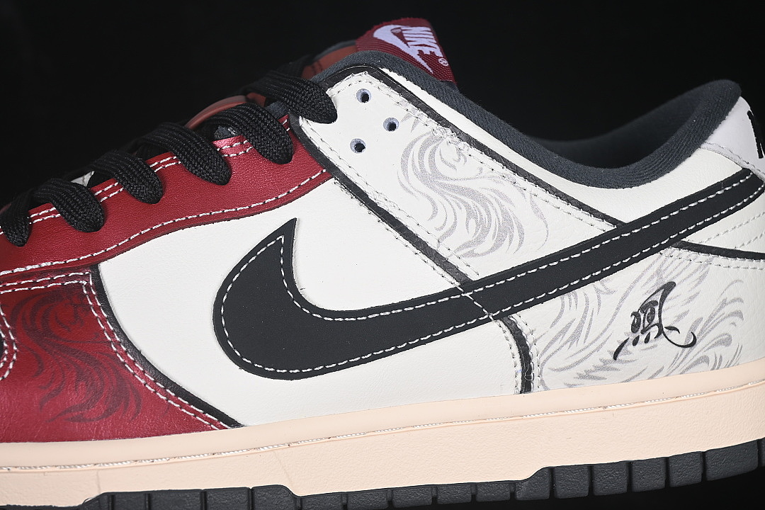 Unbranded [WR0508-186]-[DUNK LOW SHELL TOE CASUAL SNEAKERS RED/WHITE]-[MAN:40-46] - Image 7