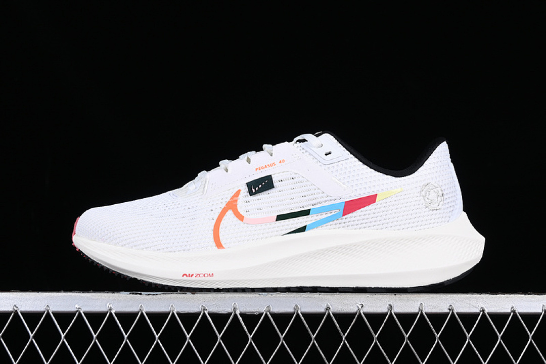 Nike [FN8919-191]-[AIR ZOOM PEGASUS 40 WHITE/MULTICOLORED]-[WOMAN:36-39]-[MAN:40-46], photo 1
