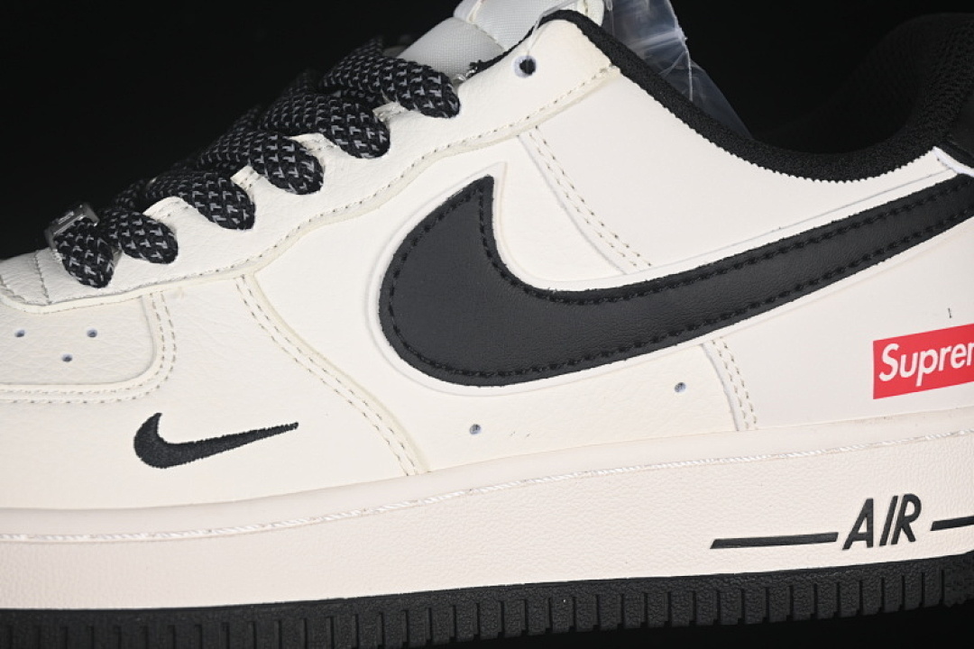 Nike [JP8028-059]-[AIR FORCE 1 07 LOW CASUAL SNEAKERS BLACK/WHITE]-[WOMAN:36-39]-[MAN:40-45] - Image 7
