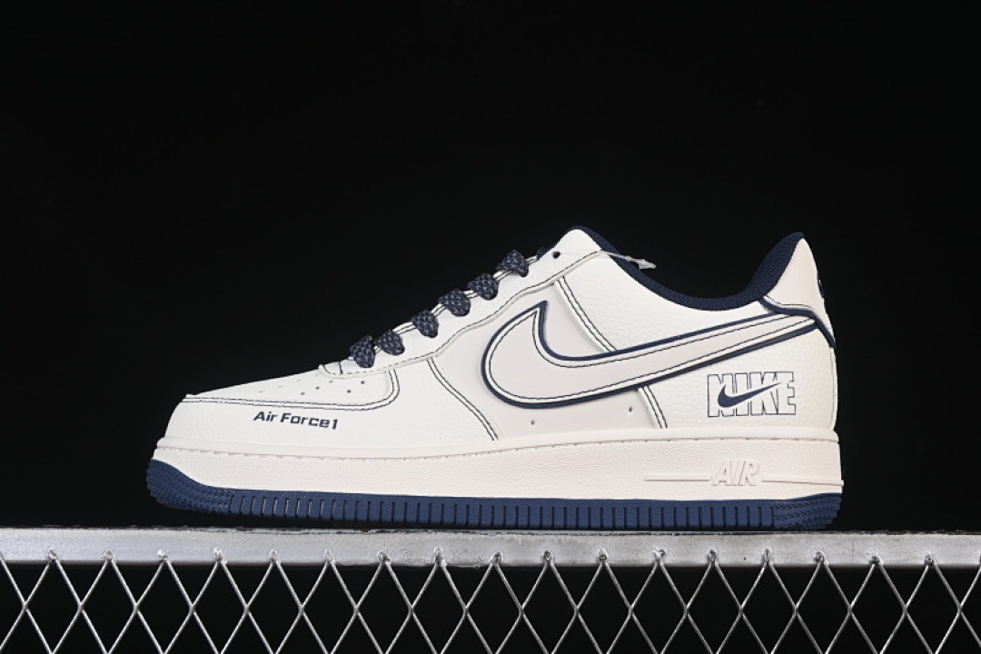Nike [JP8028-013]-[AIR FORCE 1 07 LOW WHITE/BLUE]-[WOMAN:36-39]-[MAN:40-45] - Image 2