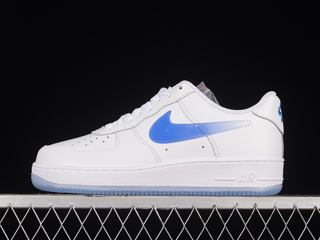 Nike [CO3363-361]-[AIR FORCE 1 LOW 07 WHITE/WHITE/BLUE]-[WOMAN:36-39]-[MAN:40-45], photo 1