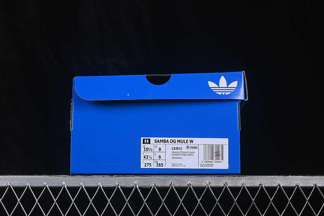 Adidas [LB3815]-[SAMBA OG CLOVER CASUAL HALF DRAG BLACK/WHITE]-[WOMAN:36-39]-[MAN:40-44] - Image 11