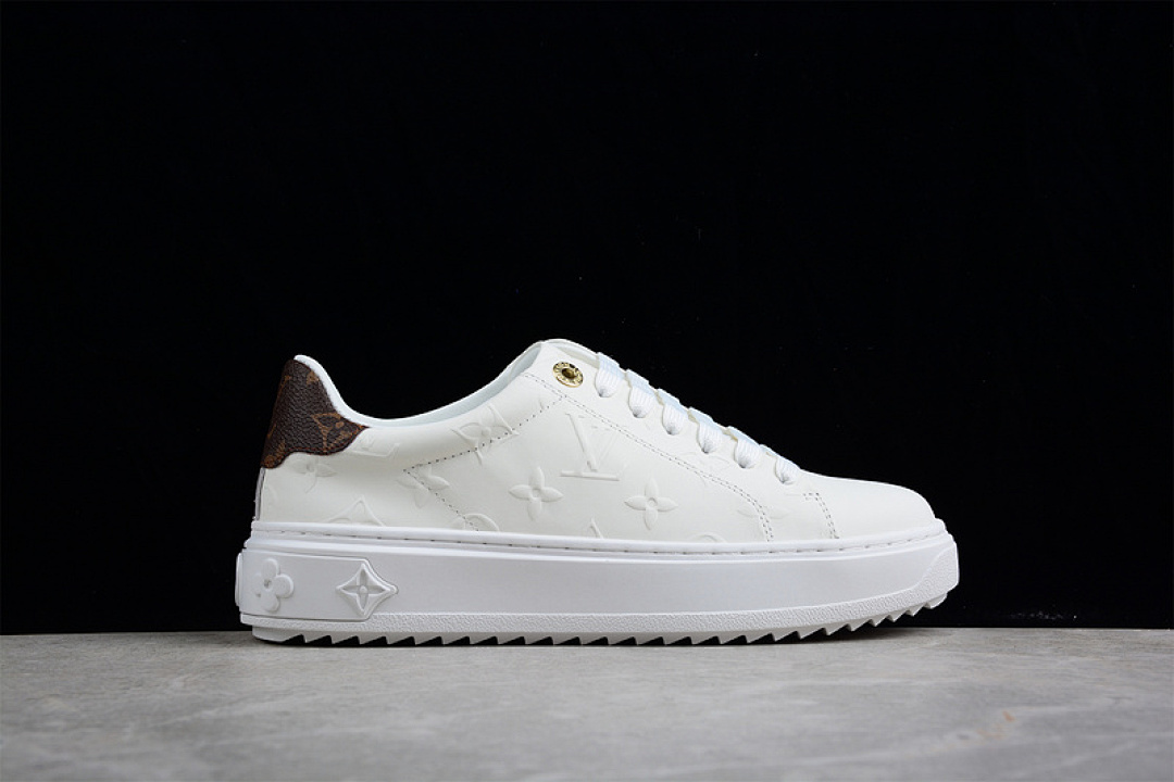 Louis Vuitton [L*V RIVOLI SNEAKERS WHITE/WHITE/DARK BROWN]-[WOMAN:35-40] - Image 7