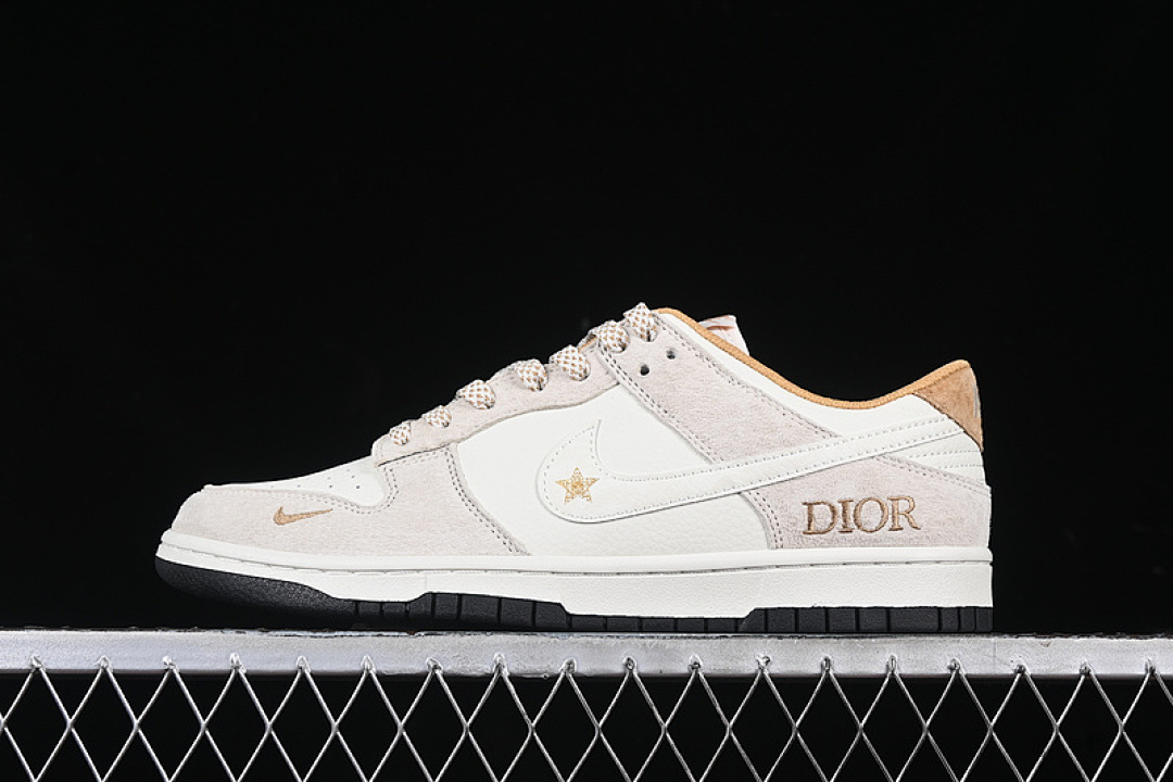 Unbranded [DJ2024-066]-[SB DUNK LOW WHITE/GREY/BEIGE]-[WOMAN:36-39]-[MAN:40-45], photo 1