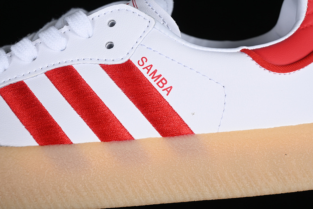 Adidas [ID0438]-[SAMBA VEGAN WHITE/RED/BROWN]-[WOMAN:36-39]-[MAN:40-45] - Image 8