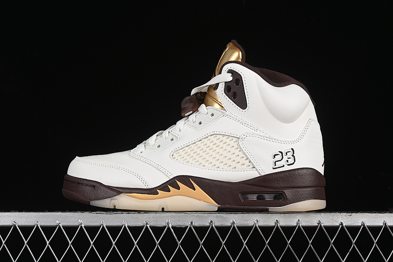 Jordan AIR Jordan 5 RETRO EARTH/METALLIC GOLD/SAIL/MUSLIN · DD9336-200, photo 1