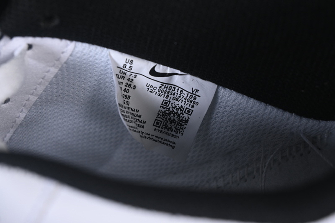 Nike [ZH0316-109]-[AIR FORCE 1 07 LOW WHITE/BLACK]-[WOMAN:36-39]-[MAN:40-45] - Image 6