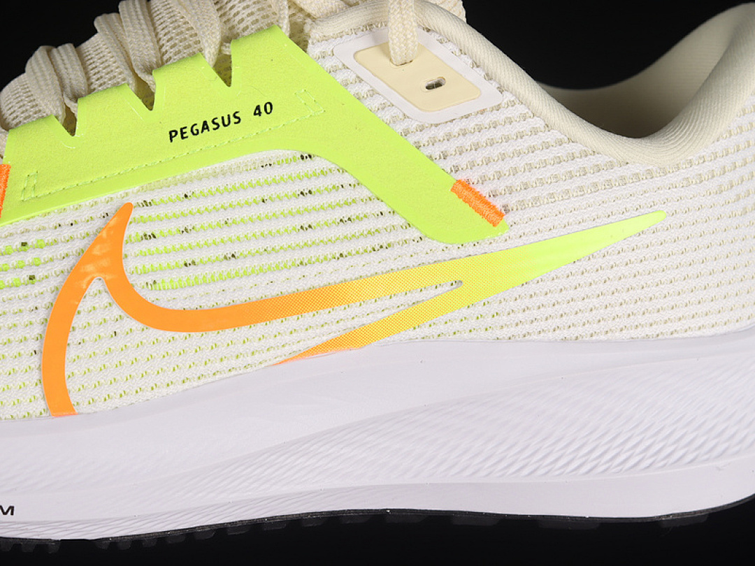 Nike [DV3853-101]-[AIR ZOOM PEGASUS 40 WHITE/VOLT-ORANGE]-[WOMAN:36-39]-[MAN:40-45] - Image 8