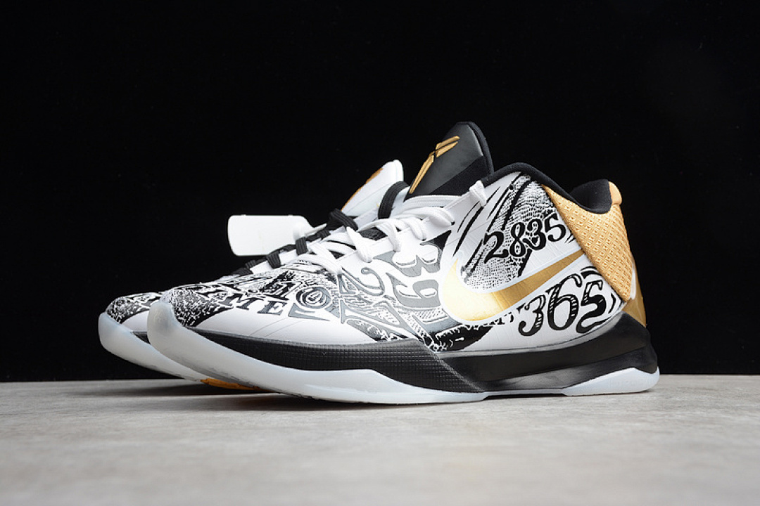 Nike [CT8044-100]-[KOBE 5 PROTRO BLACK/WHITE/GOLD]-[MAN:40-45] - Image 15
