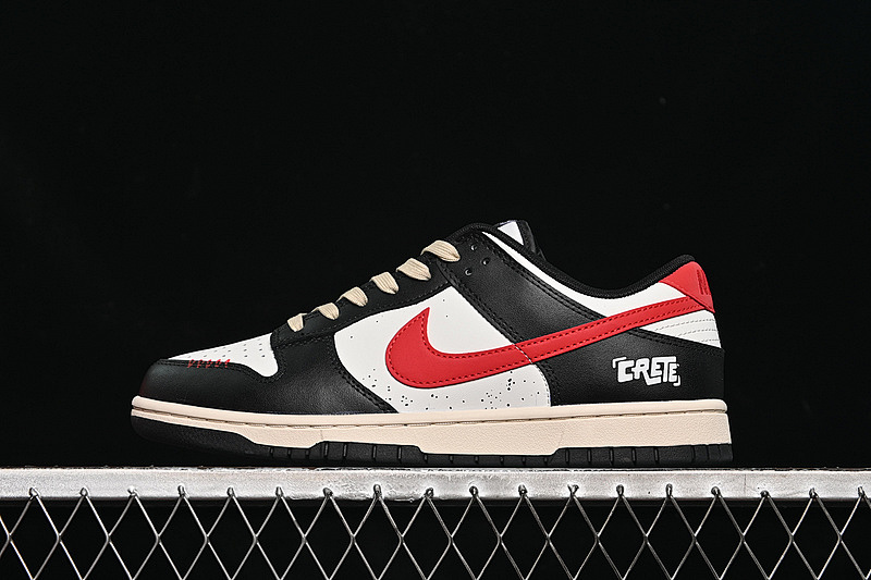 Nike SB DUNK LOW WHITE/BLACK/RED · DD1391-100, photo 1