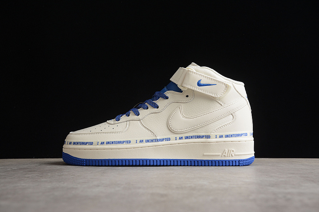 Nike Nike AIR FORCE 1 MID 07 RICE WHITE/ROYAL BLUE · NU3060-686, photo 1
