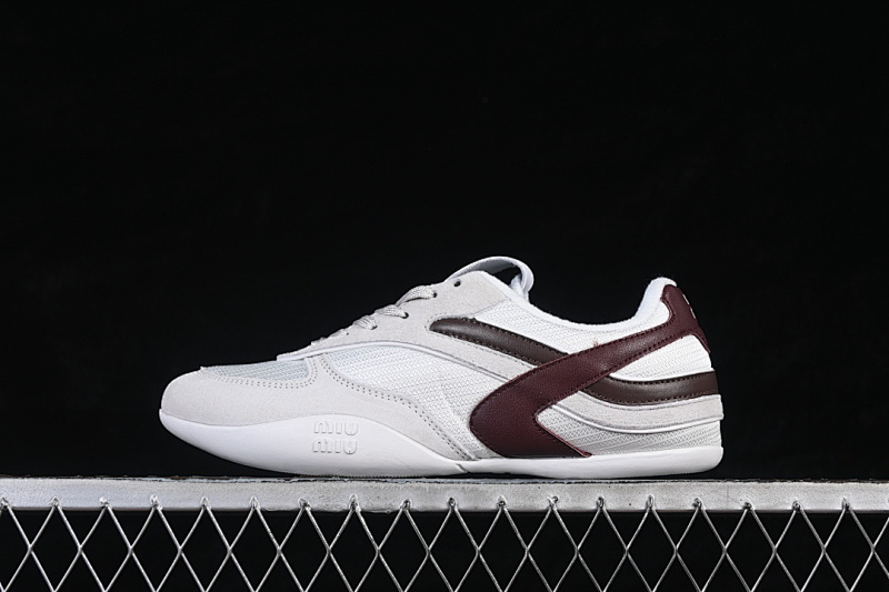 Miu Miu Miu Miu GYMNASIUM WHITE/GREY/BROWN · 5E428E, photo 1