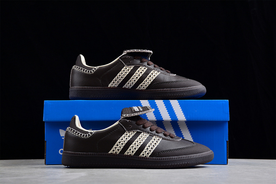 Adidas [FX7517]-[WALES BONNER X SAMBA SHOES BLACK/CREAM WHITE/CORE BLACK]-[WOMAN:36-39]-[MAN:40-45] - Image 15