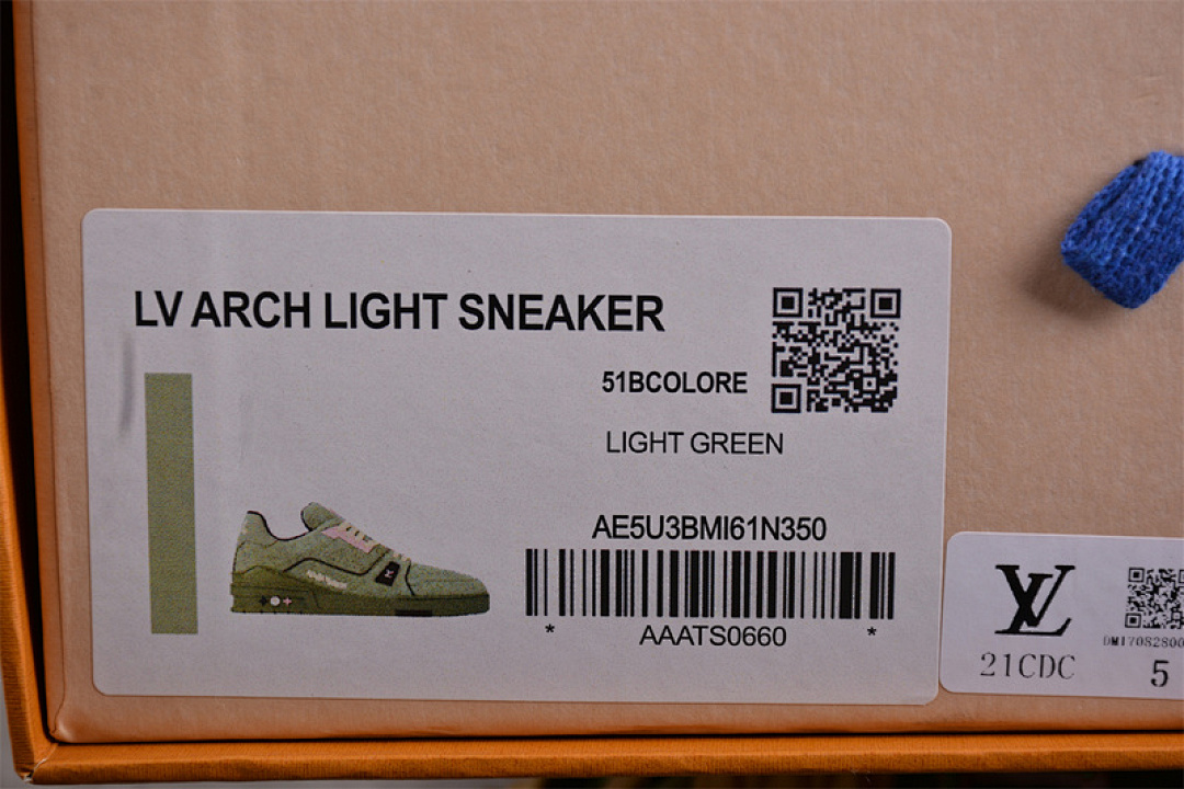 Louis Vuitton [2024TRAINER L*V LOUIS VUITTON TRAINER YELLOW/GREEN/PINK]-[MAN:38-45] - Image 3