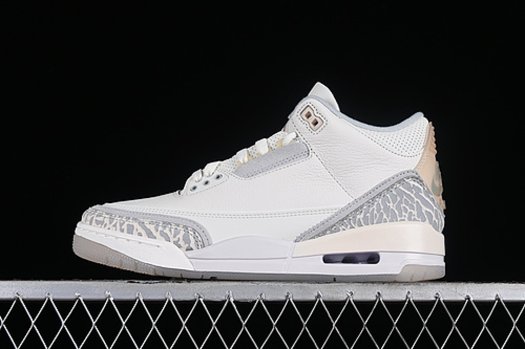 Jordan [FJ9479-100]-[AIR JORDAN 3 RETRO SE CRAFT IVORY IVORY/GREY MIST/CREAM]-[MAN:40-47.5], photo 1