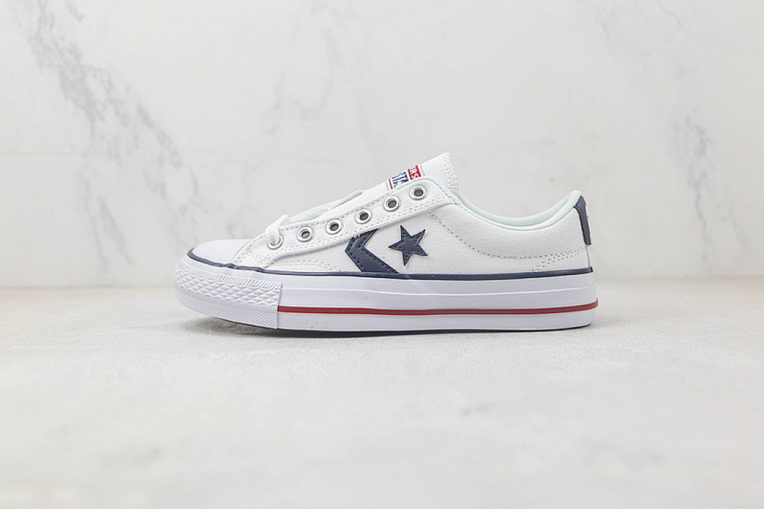 Converse [144151C]-[STAR PLAYER OX WHITE/BLUE/RED]-[WOMAN:35-39.5]-[MAN:40-44], photo 1