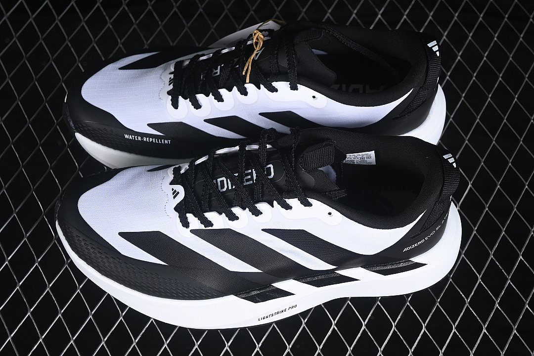 Adidas [KK0577]-[ADIZERO EVO SL RUNNING SHOES WHITE/BLACK]-[WOMAN:36-39]-[MAN:40-45] - Image 11