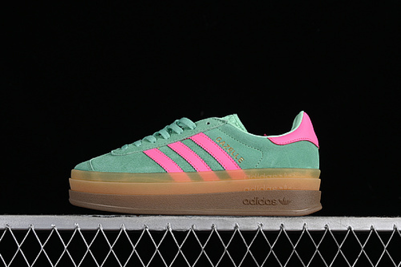 Adidas ORIGINALS GAZELLE BOLD PULSE MINT/SCREAMING PINK/GUM M2 · H06125, photo 1