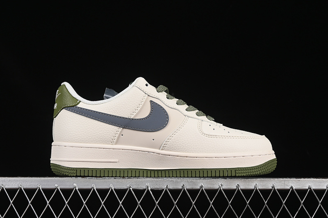 Nike [XS1958-563]-[AIR FORCE 1 07 LOW WHITE/GREY/GREEN]-[WOMAN:36-39]-[MAN:40-45] - Image 16