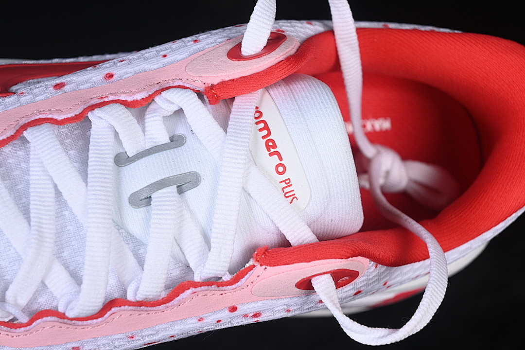 Nike [IM6776-070]-[ZOOM VOMERO PLUS AIR CUSHION SHOES RED/PINK/WHITE]-[WOMAN:35.5-39]-[MAN:40-46] - Image 8