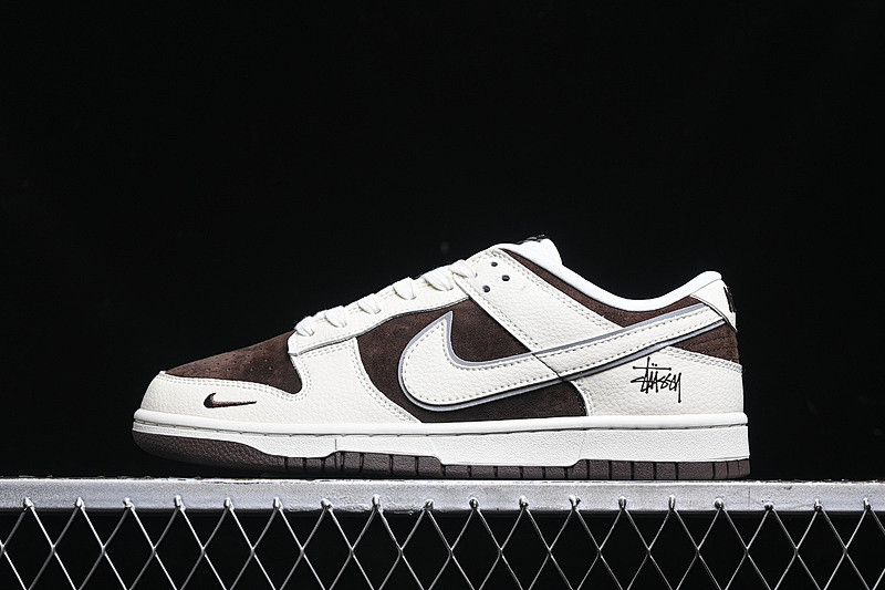 Nike SB DUNK LOW WHITE/BROWN · KK1333-012, photo 1