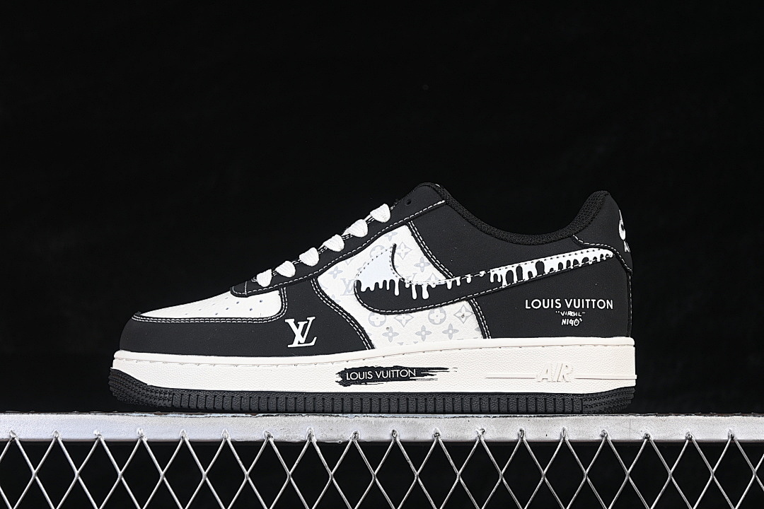 Nike [KG6699-F30]-[AIR FORCE 1 07 LOW WHITE/BLACK]-[WOMAN:36-39]-[MAN:40-45] - Image 2