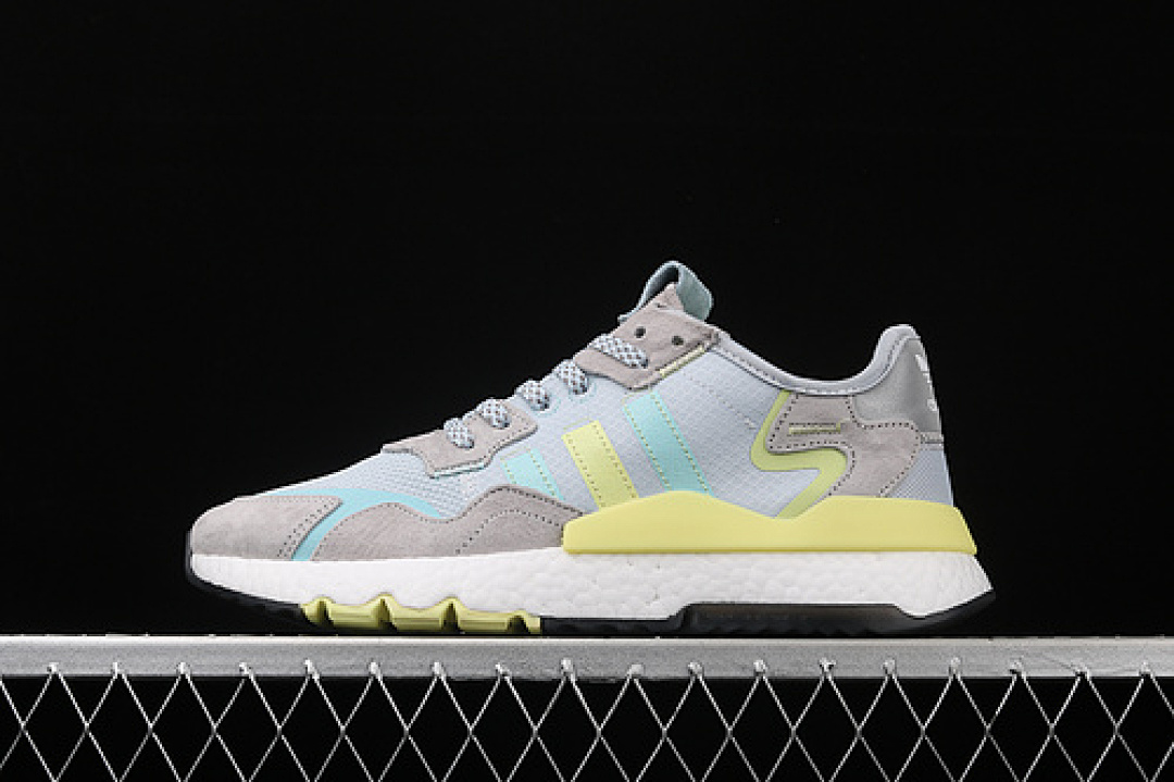 Unbranded [FX7460]-[NITE JOGGER BOOST SHOES LIGHT GREY/YELLOW/CLOUD WHITE]-[UNISEX:36-45], photo 1